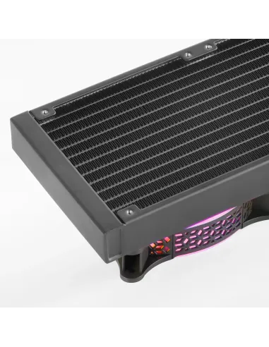 Mars Gaming ML-ULTRA360 Negro, Refrigeración Líquida CPU, TDP 650W, Espejo Infinito, 3 Ventiladores Silenciosos FDB ARGB, Tubos