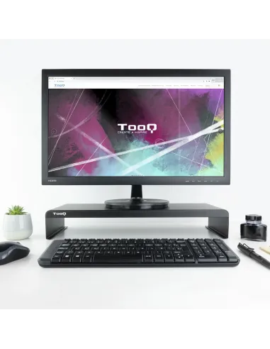 TooQ TQMR0121 soporte para monitor Escritorio Negro