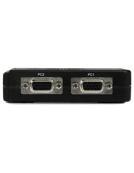 StarTech.com Juego de Conmutador KVM de 2 puertos con todo incluido - USB - Audio y Vídeo VGA