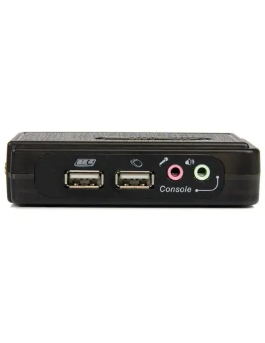 StarTech.com Juego de Conmutador KVM de 2 puertos con todo incluido - USB - Audio y Vídeo VGA