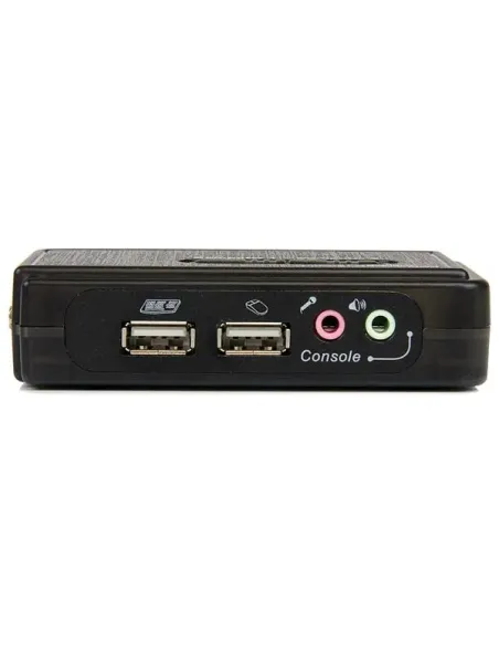 StarTech.com Juego de Conmutador KVM de 2 puertos con todo incluido - USB - Audio y Vídeo VGA