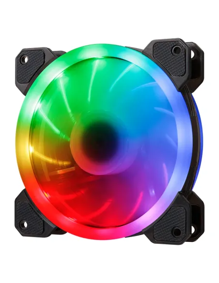 Hiditec N5-ARGB Carcasa del ordenador Ventilador 12 cm Negro