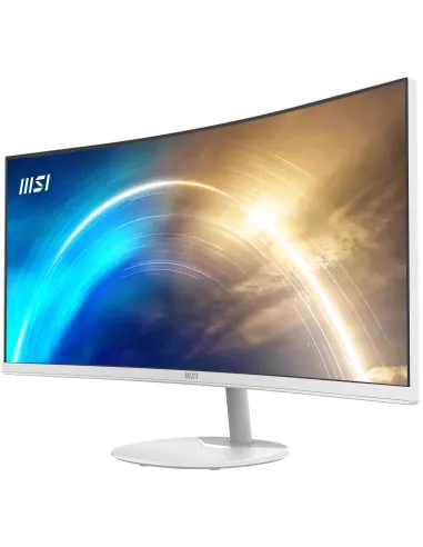 MSI Pro MP341CQW pantalla para PC 86,4 cm (34") 3440 x 1440 Pixeles UltraWide Quad HD Blanco