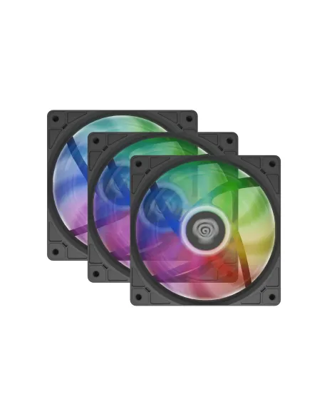 GENESIS Oxal 120 ARGB Carcasa del ordenador Ventilador 12 cm Negro