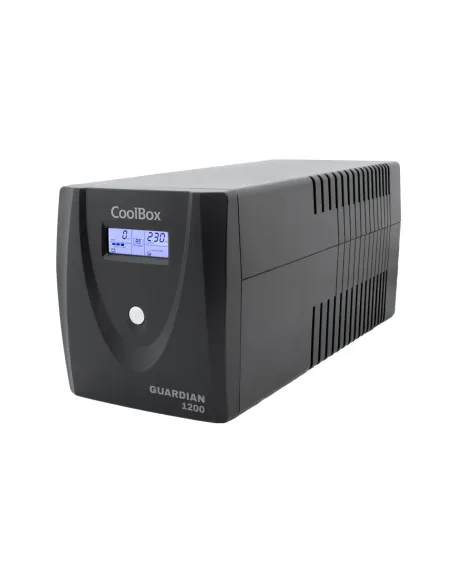 CoolBox SAI GUARDIAN3 LCD 1200VA 720w 4 SCHUKOS + SOFTWARE