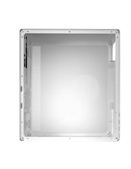 Tacens ORUMX, Caja Minitorre Slim, Micro-ATX Ultra Compacta, Estructura de Acero, Ventilador 80mm, Blanco