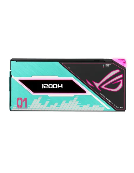 ASUS ROG -THOR-1200P3-MIKU unidad de fuente de alimentación 1200 W 20+4 pin ATX ATX Multicolor