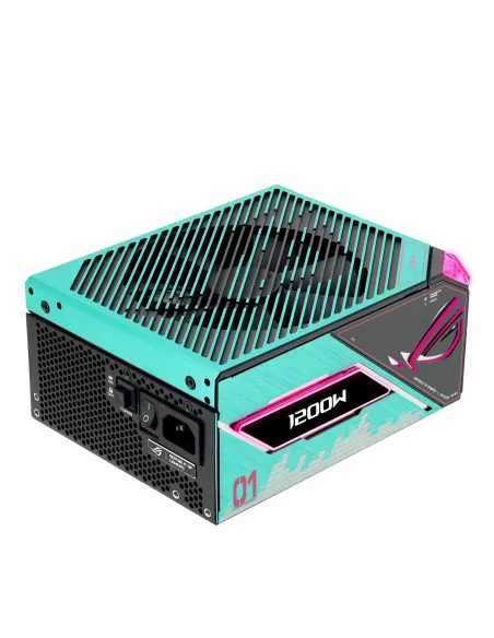 ASUS ROG -THOR-1200P3-MIKU unidad de fuente de alimentación 1200 W 20+4 pin ATX ATX Multicolor