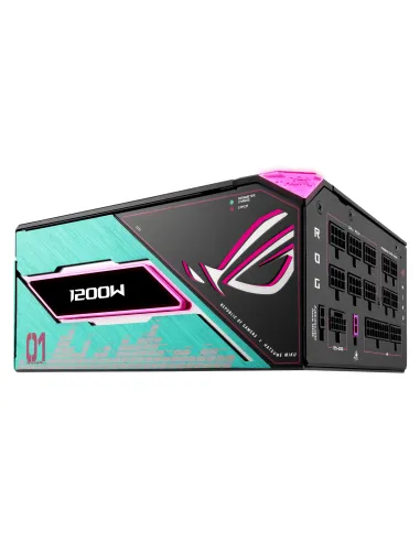 ASUS ROG -THOR-1200P3-MIKU unidad de fuente de alimentación 1200 W 20+4 pin ATX ATX Multicolor