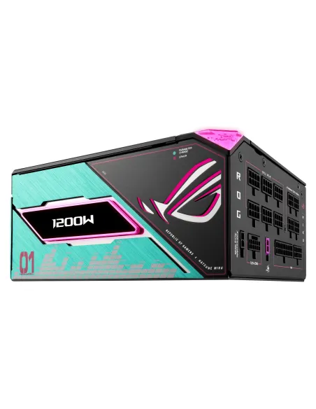 ASUS ROG -THOR-1200P3-MIKU unidad de fuente de alimentación 1200 W 20+4 pin ATX ATX Multicolor