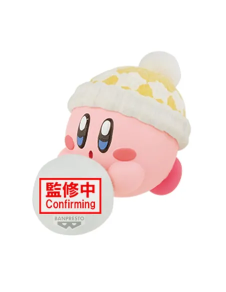 Figura banpresto kirby fluffy puffy mineplay in the snow ver.a