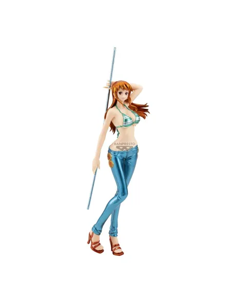 Figura banpresto one piece glitter & glamours nami special color ver.a