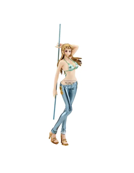 Figura banpresto one piece glitter & glamours nami special color ver.b