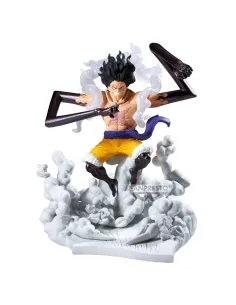 Figura banpresto one piece senkozekkei - monkey d.luffy gear4 -