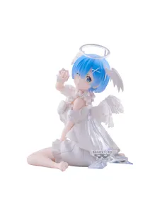 Figura banpresto re zero starting life in another world relax time rem sweet angel ver.