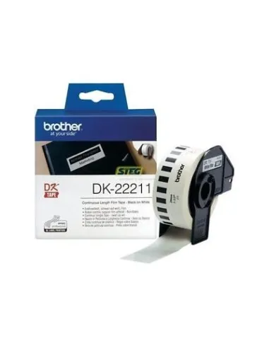 Brother Cinta de película plástica (blanca) 29mm