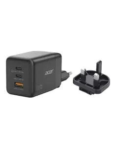 Cargador de pared acer 100w 2x usb tipo c 1x usb tipo a