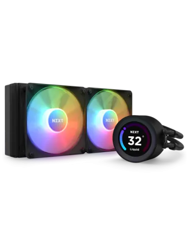 NZXT Kraken Elite 240 RGB Procesador Sistema de refrigeración líquida todo en uno 12 cm Negro 1 pieza(s)