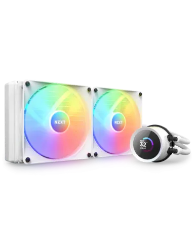 NZXT Kraken 280 RGB Procesador Sistema de refrigeración líquida todo en uno 14 cm Blanco 1 pieza(s)