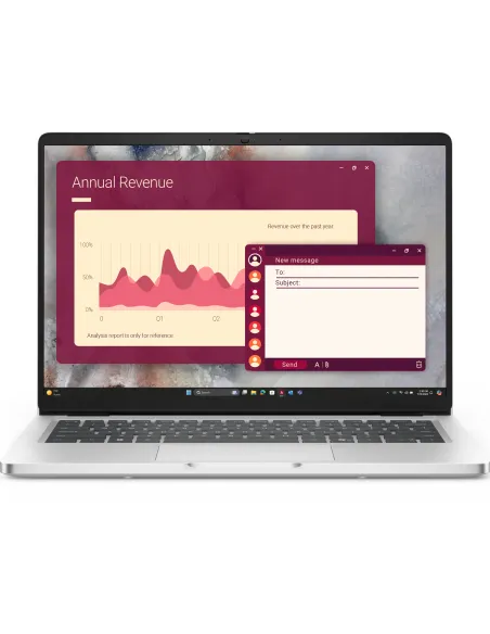 DELL Pro 14 PC14250 Intel Core Ultra 5 235U Portátil 35,6 cm (14") Full HD+ 16 GB DDR5-SDRAM 512 GB SSD Wi-Fi 6E (802.11ax)