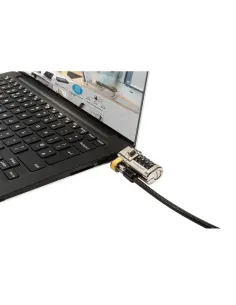 DELL 461-AAEU cable antirrobo Negro, Acero inoxidable 1,8 m