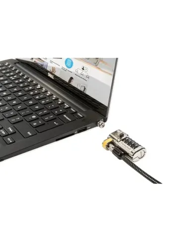 DELL 461-AAEU cable antirrobo Negro, Acero inoxidable 1,8 m