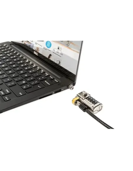 DELL 461-AAEU cable antirrobo Negro, Acero inoxidable 1,8 m