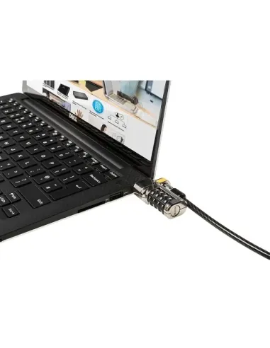 DELL 461-AAEU cable antirrobo Negro, Acero inoxidable 1,8 m