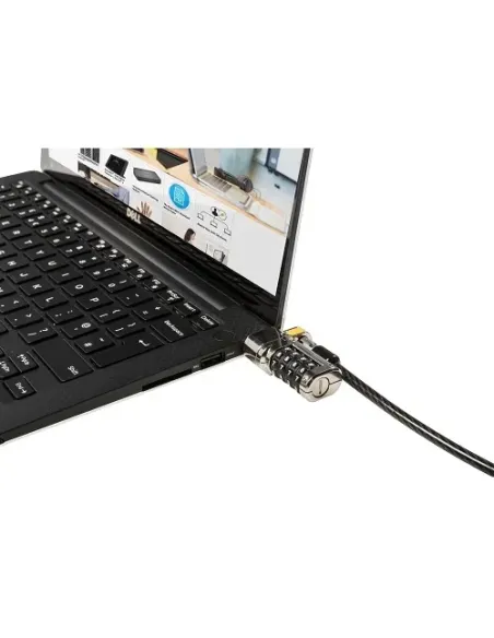 DELL 461-AAEU cable antirrobo Negro, Acero inoxidable 1,8 m