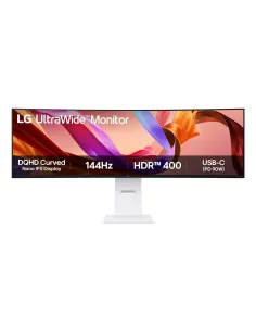 LG 49U950A-W pantalla para PC 124,5 cm (49") 5120 x 1440 Pixeles Dual QHD LED Negro, Blanco