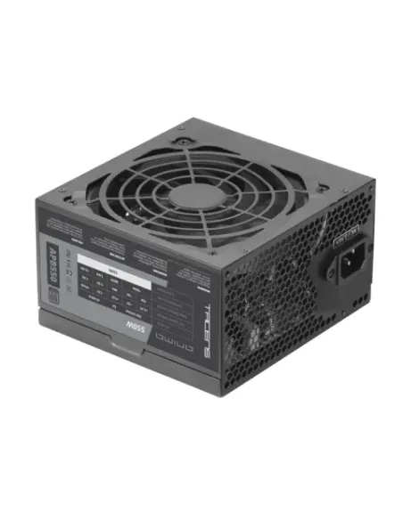 Tacens APB550, Fuente Alimentación PC ATX 550W, 80Plus Bronze, 85% Eficiencia, Tecnologías SMD y DC-DC, Ventilador
