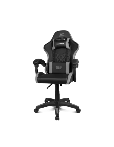 DRIFT DR35BG silla para videojuegos Silla para videojuegos de PC Asiento acolchado Negro, Gris