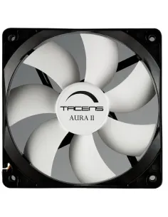 Tacens 3AURAII12, Ventilador Ordenador 12 cm, Ultrasilencioso, Antipolvo, Negro