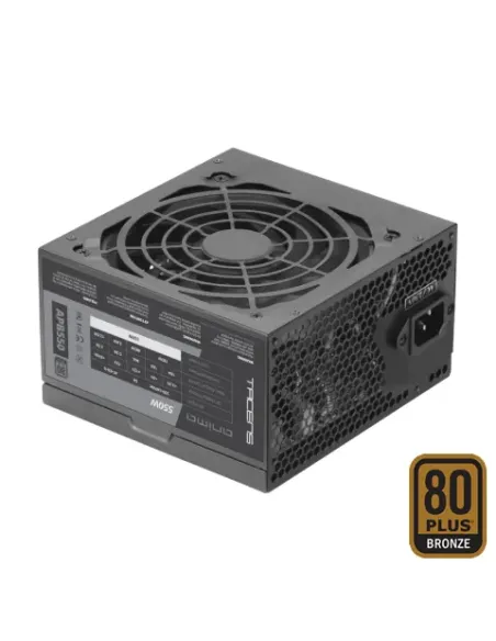 Tacens APB550, Fuente Alimentación PC ATX 550W, 80Plus Bronze, 85% Eficiencia, Tecnologías SMD y DC-DC, Ventilador