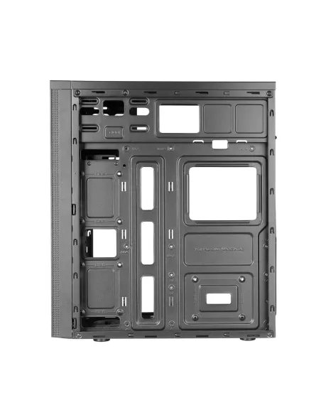 Tacens 2FERROX, Caja PC Semitorre ATX, Ventilador Lateral 12cm, Rejilla Frontal, Acero, Negro