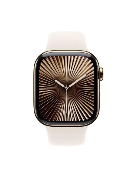 Smartwatch apple watch series 10 gps + cell 42mm golden titanium m - l