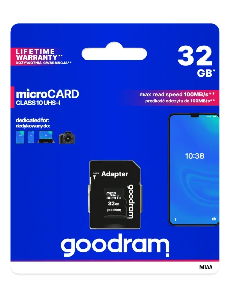 Goodram M1AA 32 GB MicroSDHC UHS-I Clase 10