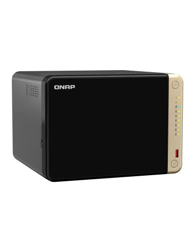 QNAP TS-664 NAS Torre Intel® Celeron® N5095 8 GB DDR4 0 TB QNAP QTS Negro, Bronce