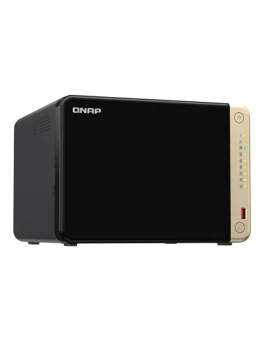 QNAP TS-664 NAS Torre Intel® Celeron® N5095 8 GB DDR4 0 TB QNAP QTS Negro, Bronce