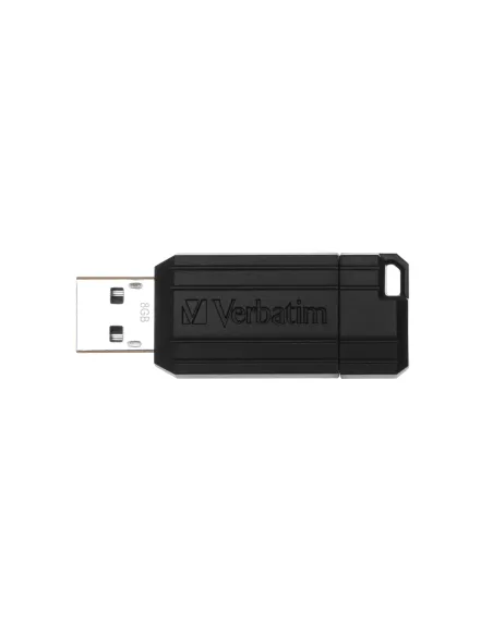 Verbatim PinStripe - Unidad USB de 8 GB - Negro