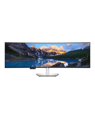 DELL UltraSharp U4924DW LED display 124,5 cm (49") 5120 x 1440 Pixeles 5K Ultra HD LCD Negro, Plata