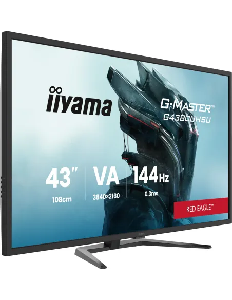 iiyama G-MASTER G4380UHSU-B2 pantalla para PC 108 cm (42.5") 3840 x 2160 Pixeles 4K Ultra HD LED Negro