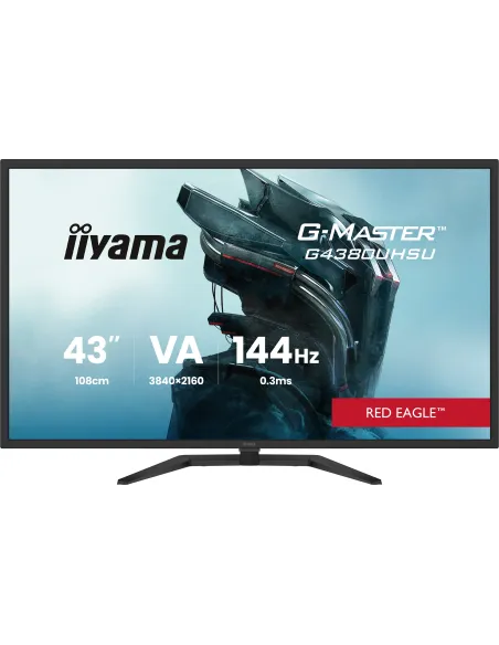 iiyama G-MASTER G4380UHSU-B2 pantalla para PC 108 cm (42.5") 3840 x 2160 Pixeles 4K Ultra HD LED Negro