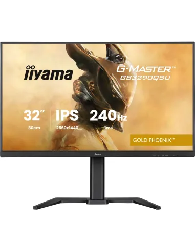 iiyama G-MASTER GB3290QSU-B1 pantalla para PC 80 cm (31.5") 2560 x 1440 Pixeles 2K Ultra HD LED Negro