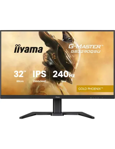 iiyama G-MASTER GB3290QSU-B1 pantalla para PC 80 cm (31.5") 2560 x 1440 Pixeles 2K Ultra HD LED Negro