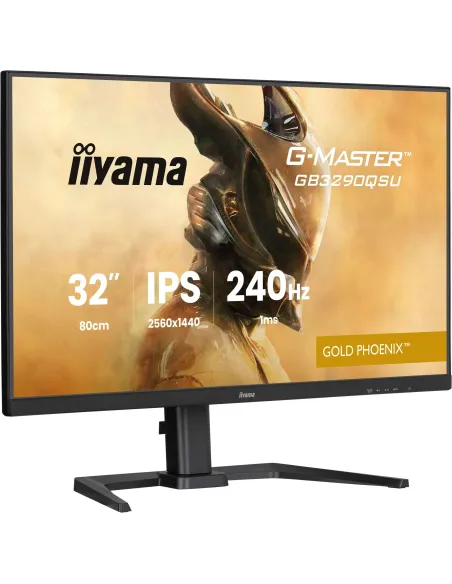 iiyama G-MASTER GB3290QSU-B1 pantalla para PC 80 cm (31.5") 2560 x 1440 Pixeles 2K Ultra HD LED Negro