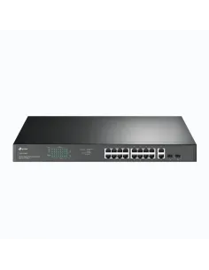 TP-Link TL-SG1218MP switch No administrado Gigabit Ethernet (10 100 1000) Energía sobre Ethernet (PoE) 1U Negro