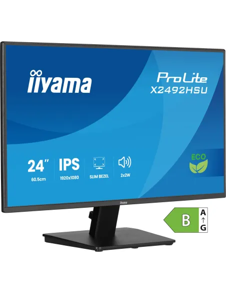 iiyama ProLite X2492HSU-B1 pantalla para PC 61 cm (24") 1920 x 1080 Pixeles Full HD LED Negro