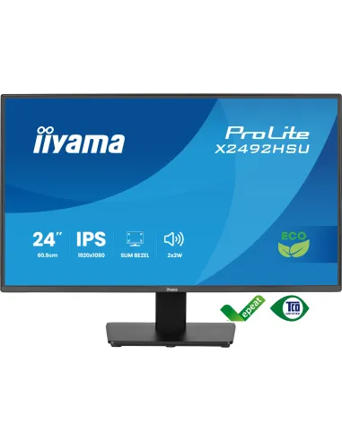 iiyama ProLite X2492HSU-B1 pantalla para PC 61 cm (24") 1920 x 1080 Pixeles Full HD LED Negro