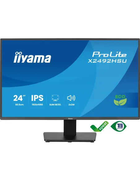 iiyama ProLite X2492HSU-B1 pantalla para PC 61 cm (24") 1920 x 1080 Pixeles Full HD LED Negro